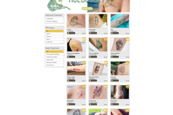 Shop All Dottinghill Temporary Tattoos are now Skin-Accessories!